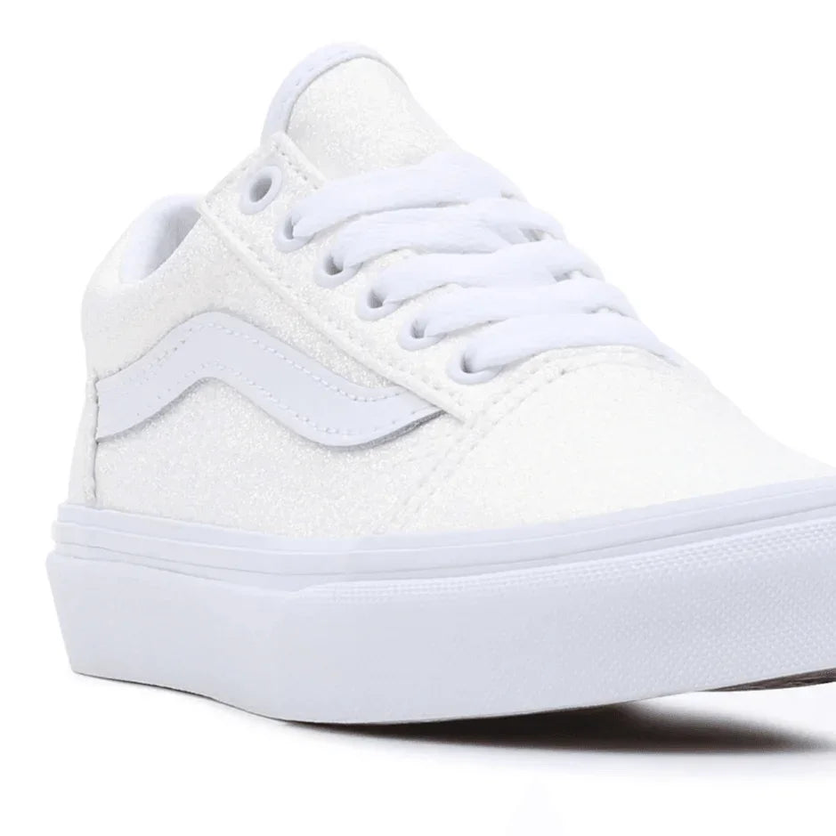 Vans Old Skool Παιδικά Glitter Λευκό - elBimbo - Κέρκυρα