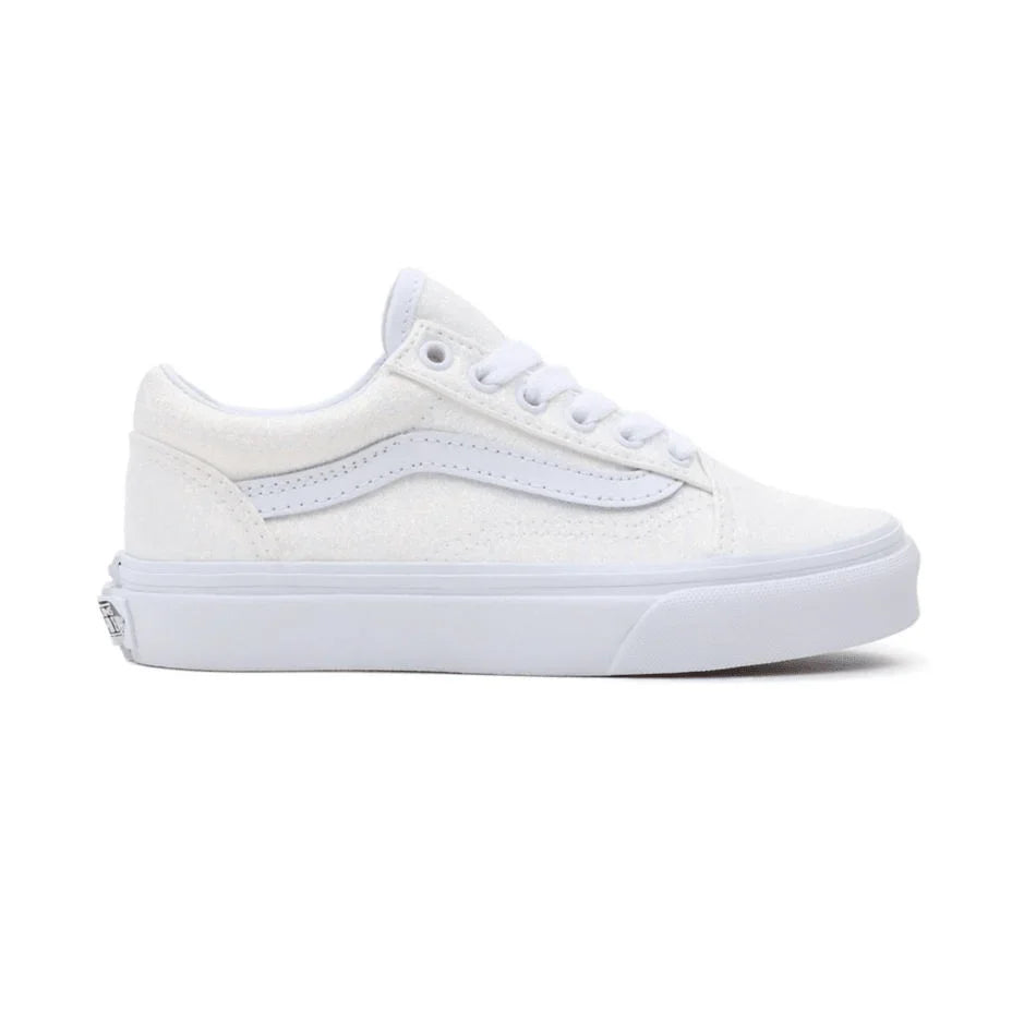Vans Old Skool Παιδικά Glitter Λευκό - elBimbo - Κέρκυρα